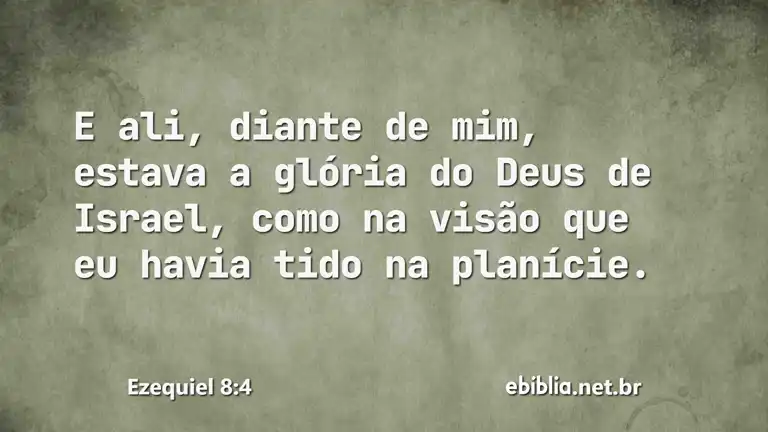 Ezequiel 8:4