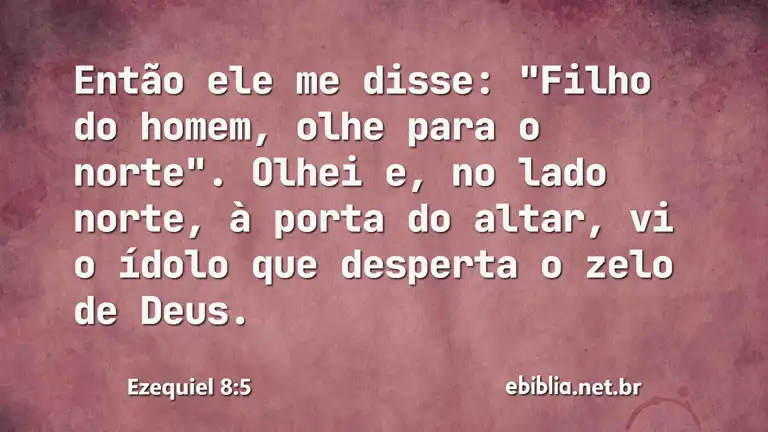 Ezequiel 8:5