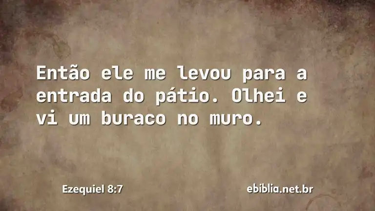 Ezequiel 8:7