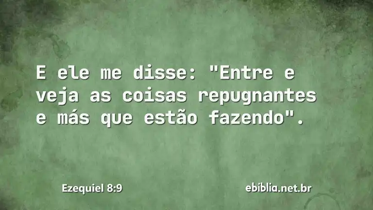 Ezequiel 8:9