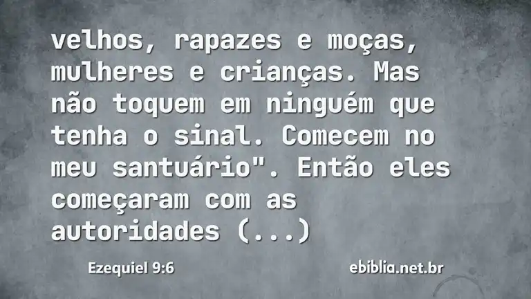 Ezequiel 9:6