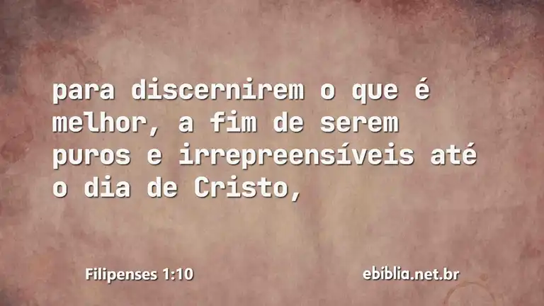 Filipenses 1:10