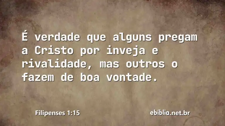 Filipenses 1:15