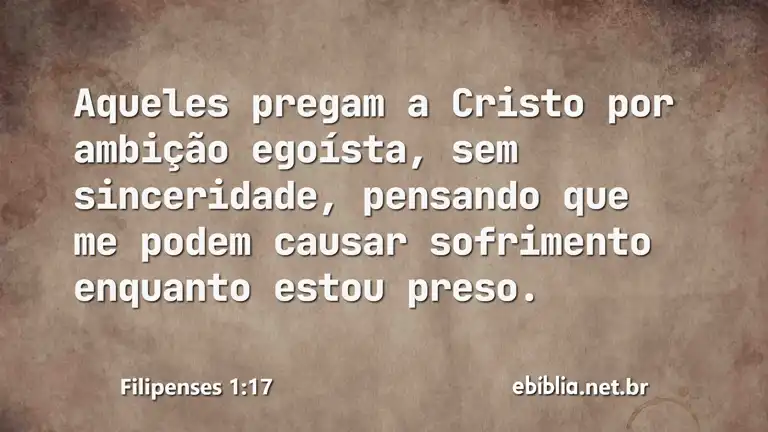 Filipenses 1:17