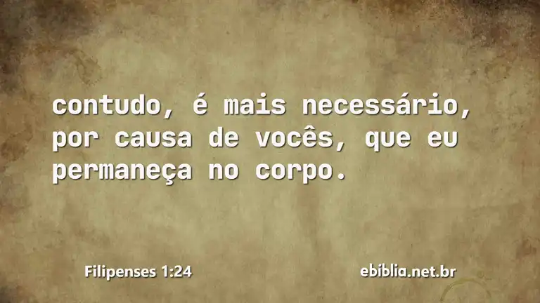 Filipenses 1:24