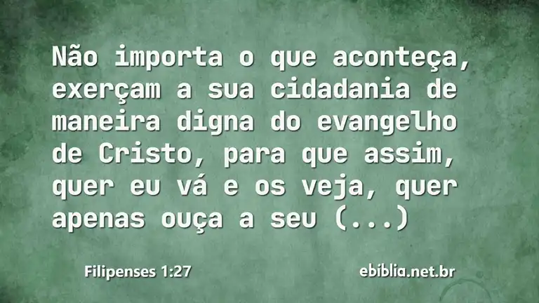 Filipenses 1:27