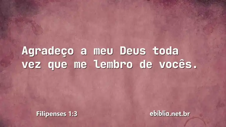 Filipenses 1:3