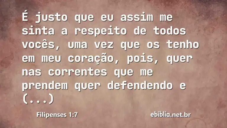 Filipenses 1:7