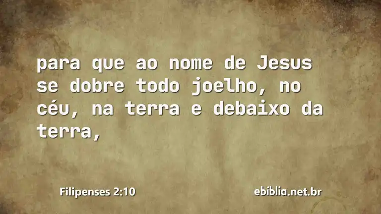 Filipenses 2:10