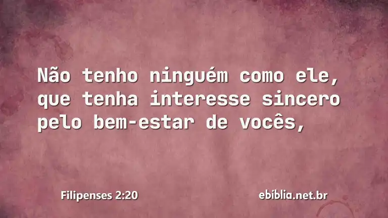 Filipenses 2:20