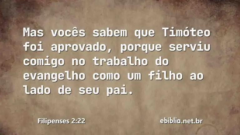 Filipenses 2:22