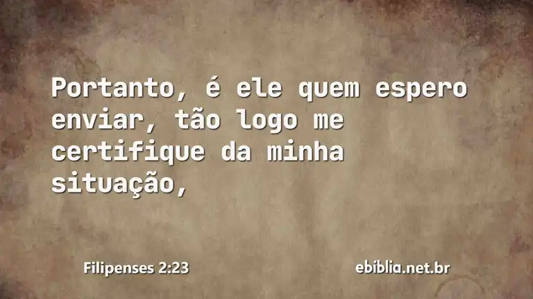 Filipenses 2:23