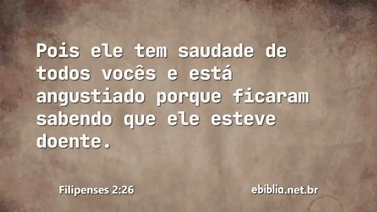 Filipenses 2:26