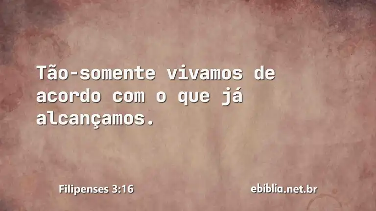 Filipenses 3:16