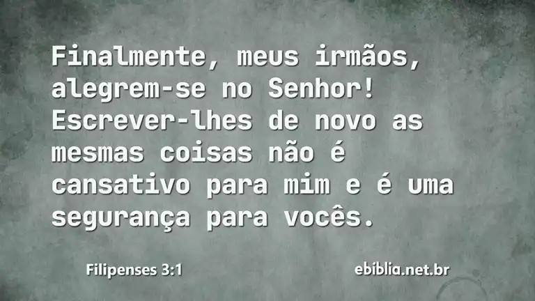 Filipenses 3:1