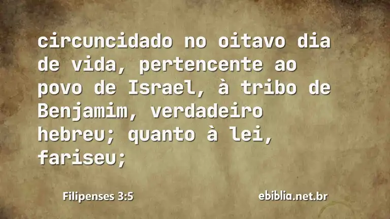 Filipenses 3:5