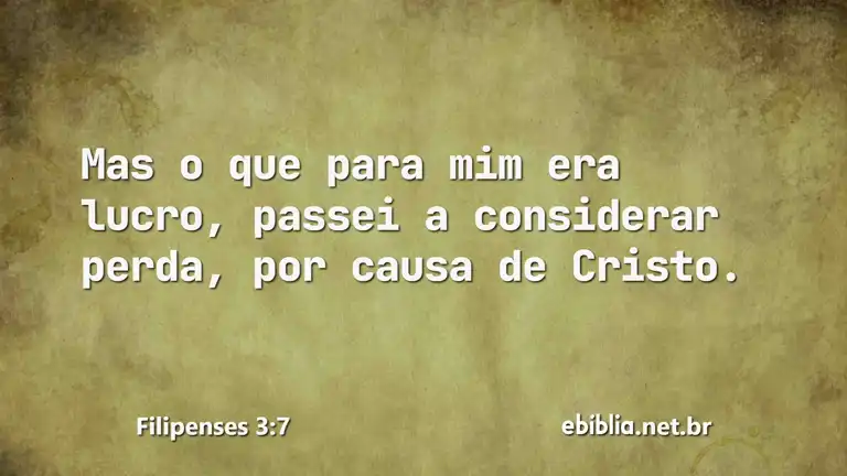 Filipenses 3:7