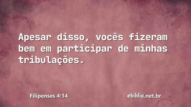 Filipenses 4:14