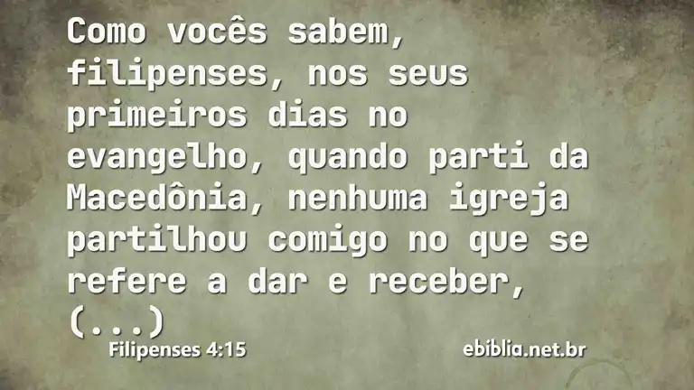 Filipenses 4:15