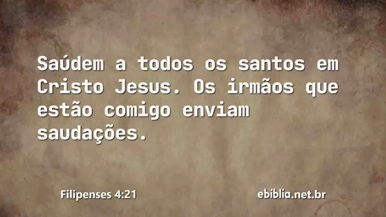 Filipenses 4:21