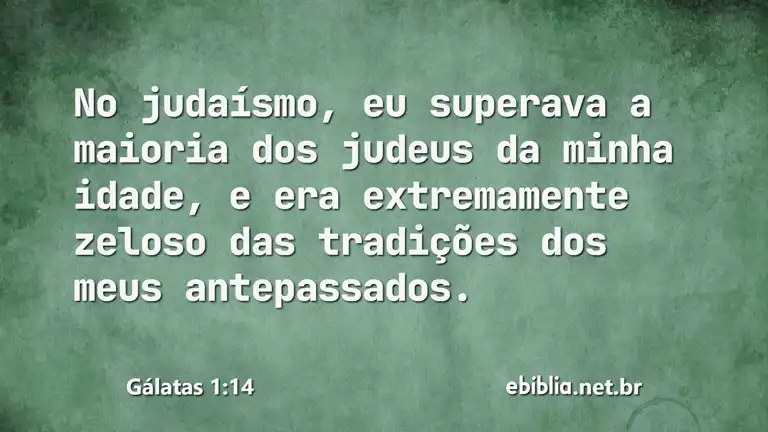 Gálatas 1:14