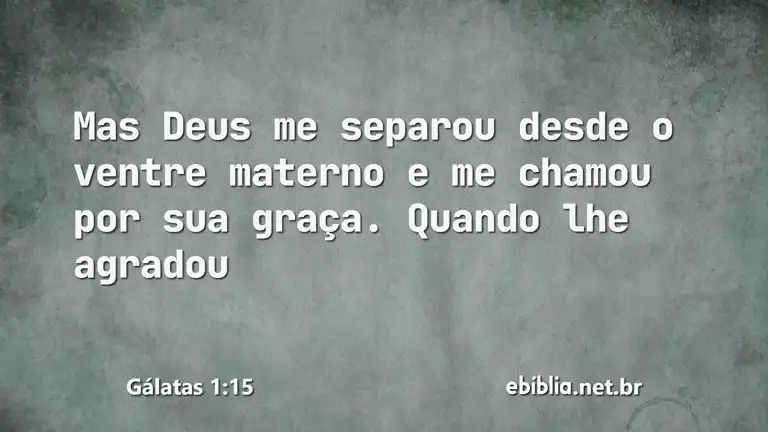 Gálatas 1:15