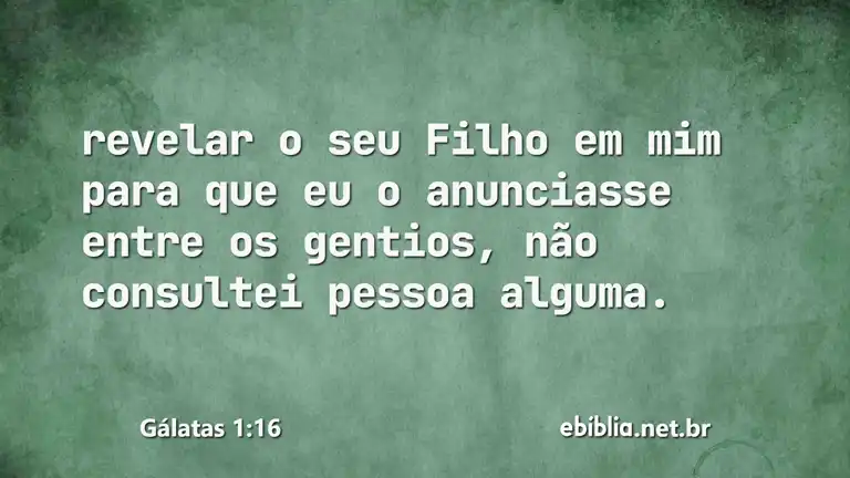 Gálatas 1:16