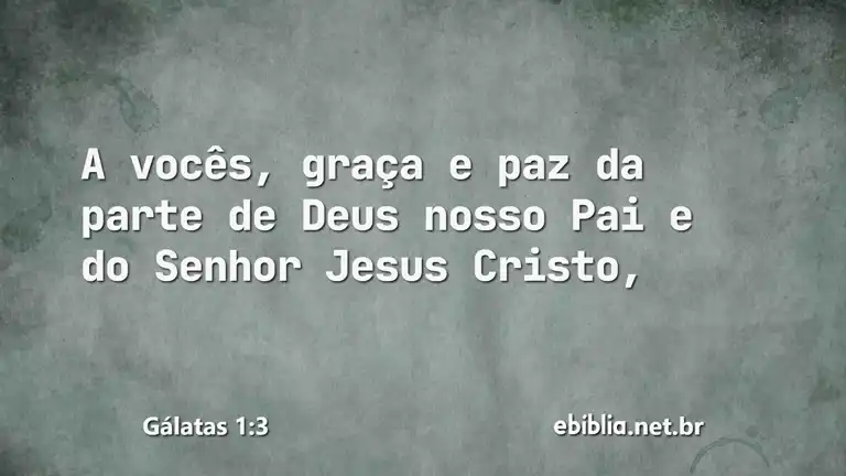 Gálatas 1:3