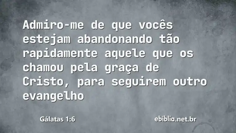 Gálatas 1:6