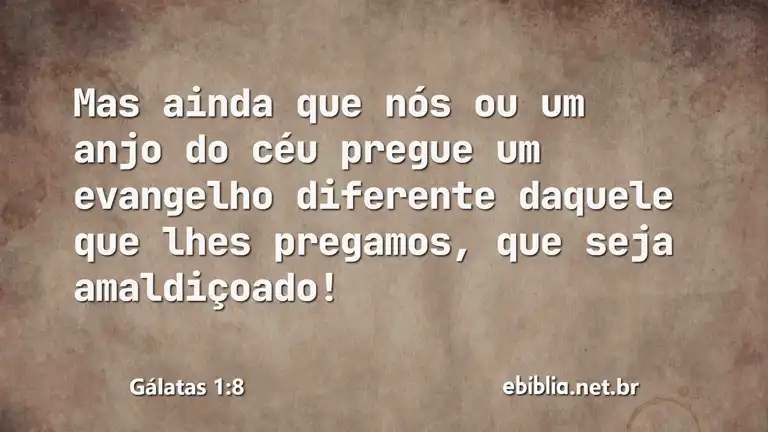 Gálatas 1:8