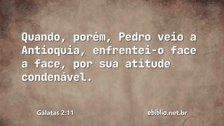 Gálatas 2:11