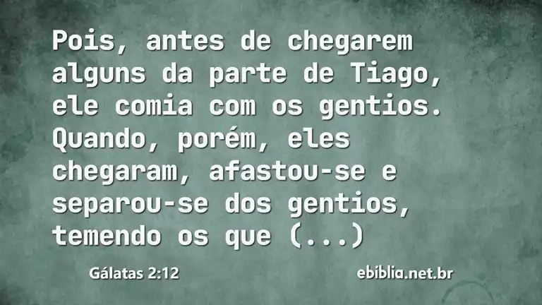 Gálatas 2:12