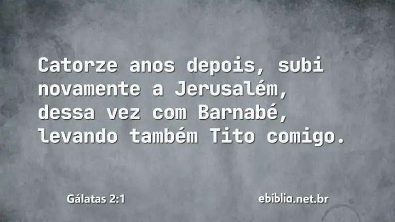 Gálatas 2:1