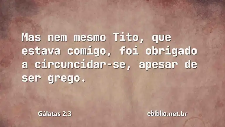 Gálatas 2:3