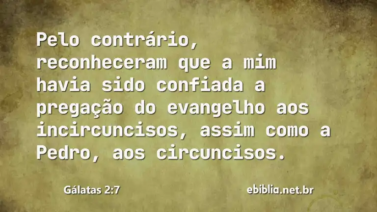 Gálatas 2:7