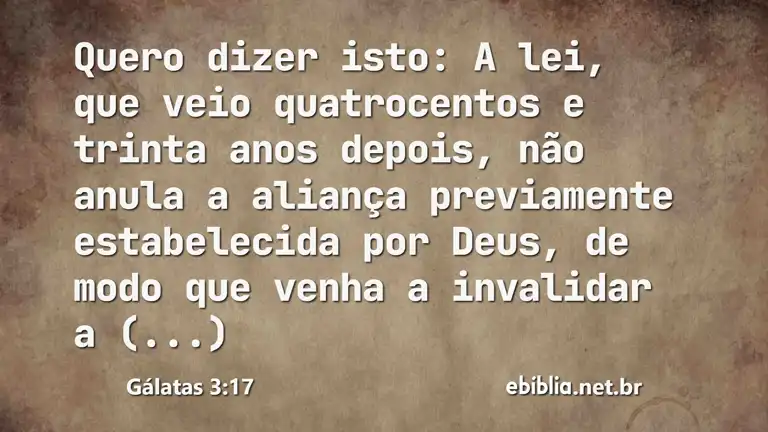 Gálatas 3:17