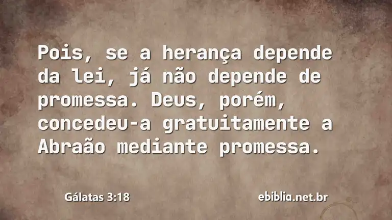 Gálatas 3:18