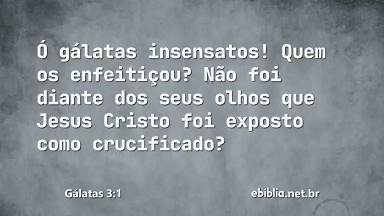 Gálatas 3:1