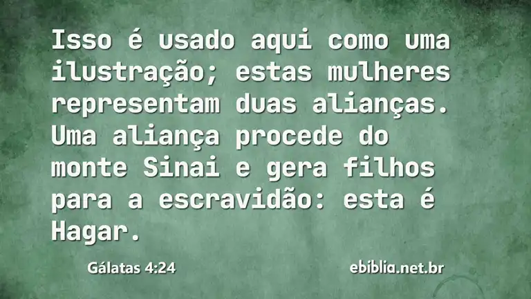 Gálatas 4:24