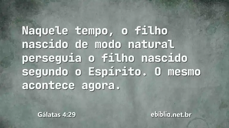 Gálatas 4:29