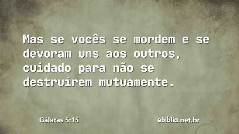 Gálatas 5:15