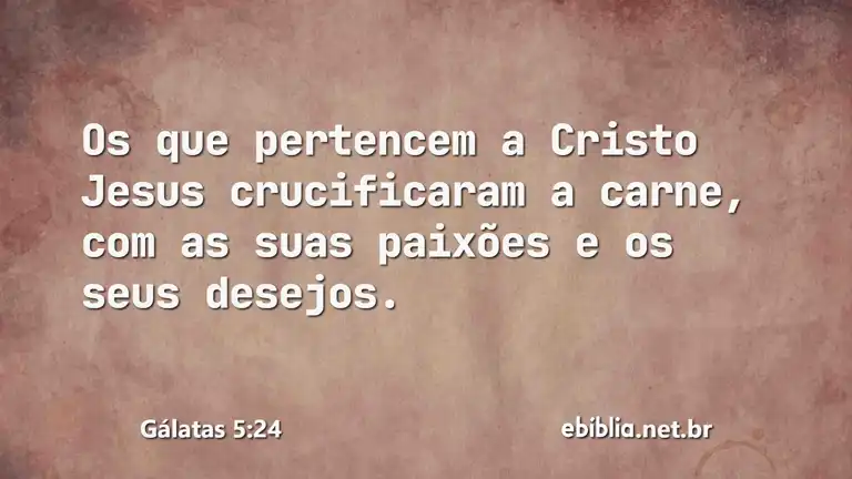 Gálatas 5:24