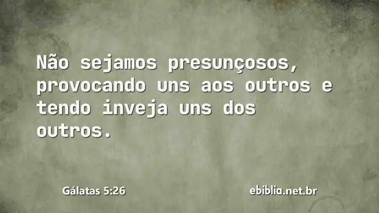 Gálatas 5:26