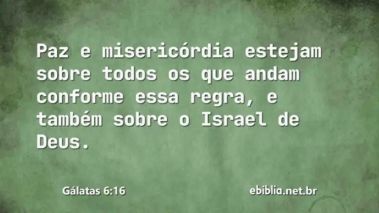 Gálatas 6:16