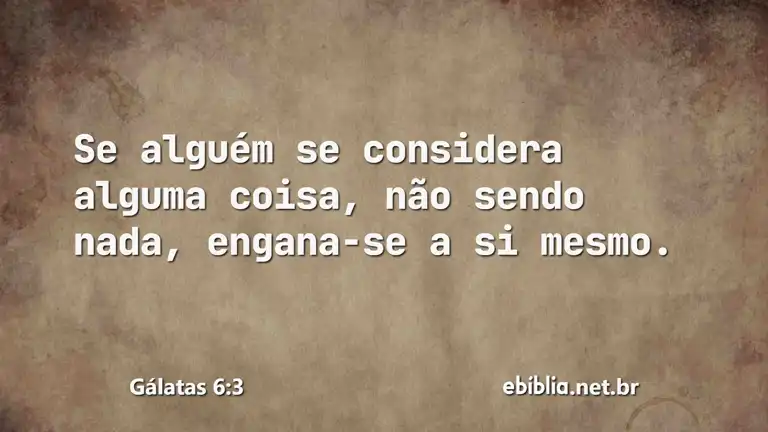 Gálatas 6:3