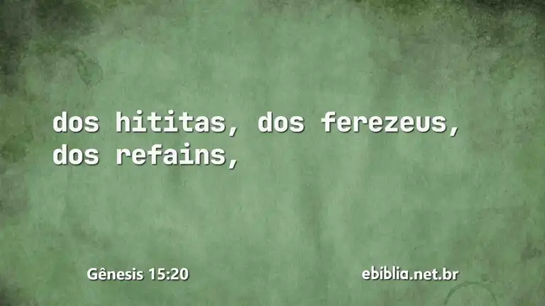 Gênesis 15:20