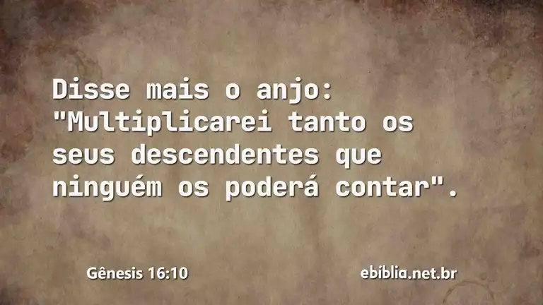 Gênesis 16:10