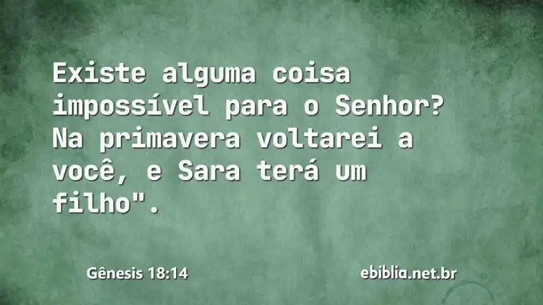 Gênesis 18:14