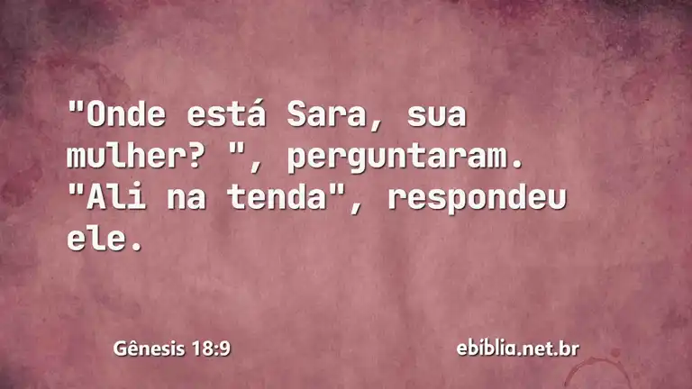 Gênesis 18:9