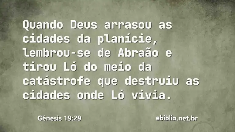 Gênesis 19:29